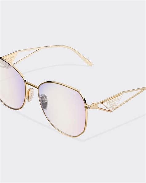 prada square blue lens|Blue Lenses Sunglasses With Triangle Logo .